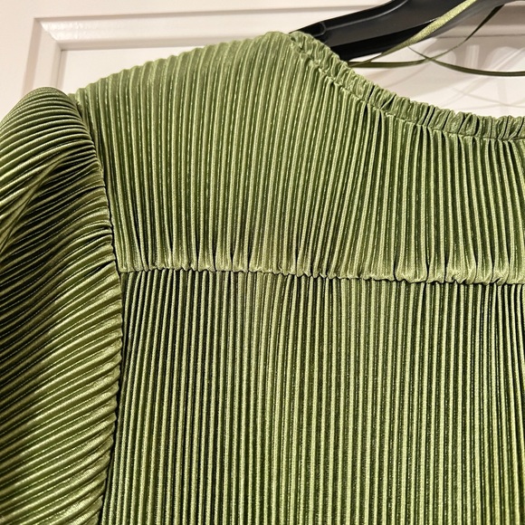 BalticBorn Athena Pleated Maxi Dress in Fern - Picture 8 of 10